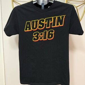 Stone Cold Steve Austin 3:16 Red Skull WWE Wrestling  TShirt Black Small